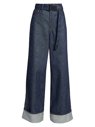 Levi's x Sacai Oversized Cuffed Jeans