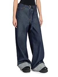 Levi's x Sacai Oversized Cuffed Jeans