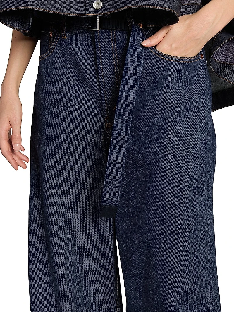 Levi's x Sacai Oversized Cuffed Jeans