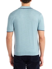 Edvan Wool-Blend Polo Sweater