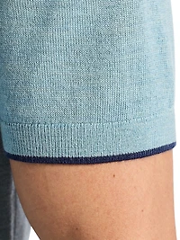 Edvan Wool-Blend Polo Sweater