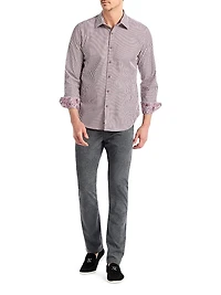 Greenwich Striped Button-Front Shirt