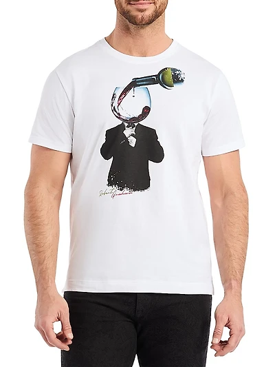 Wine Man Graphic T-Shirt