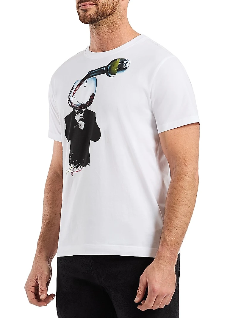 Wine Man Graphic T-Shirt