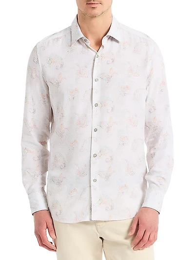 Alibon Button-Front Shirt