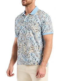 Manucci Paisley Polo Shirt