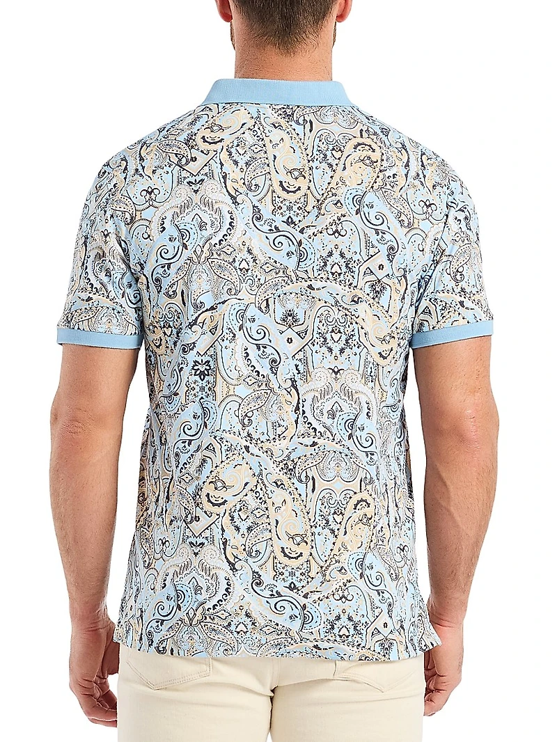 Manucci Paisley Polo Shirt