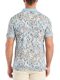 Manucci Paisley Polo Shirt