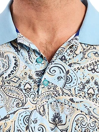 Manucci Paisley Polo Shirt