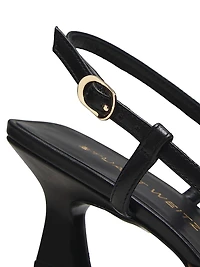 Vinnie Leopard 50MM Slingback Heels
