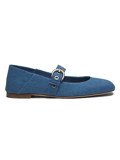 Supermoto Denim Mary Janes