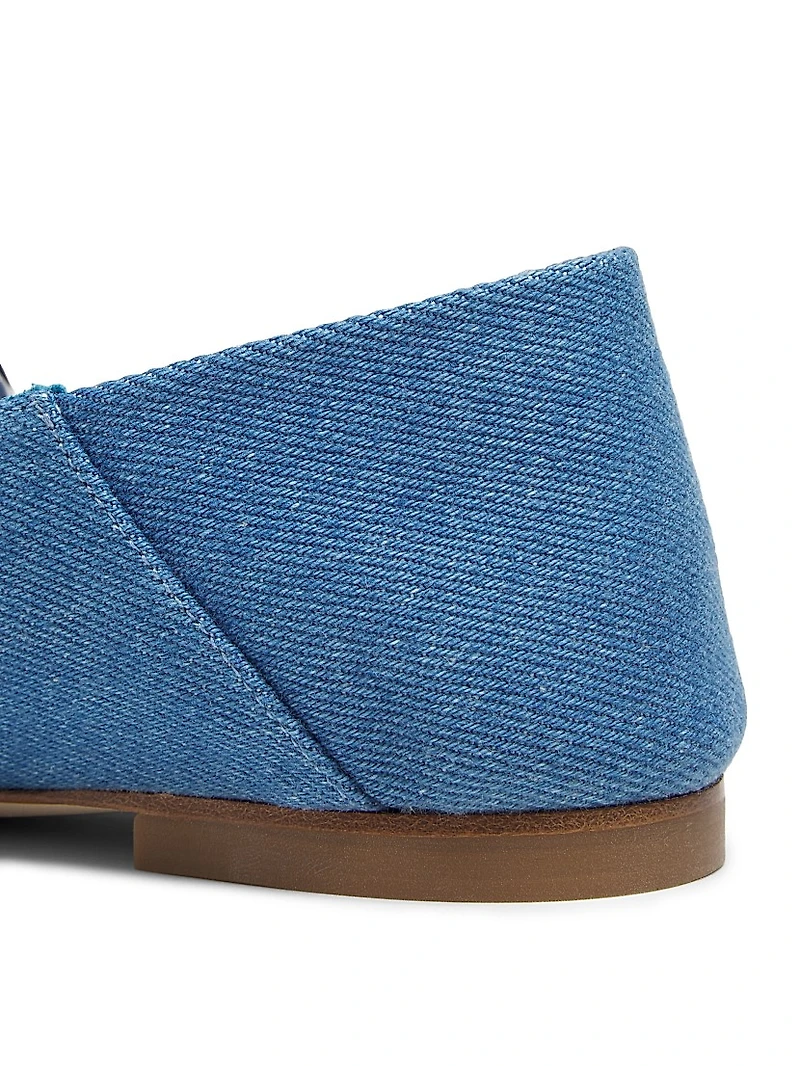 Supermoto Denim Mary Janes