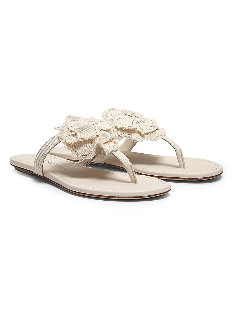 Rio Denim T-Strap Sandals