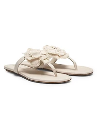 Rio Denim T-Strap Sandals