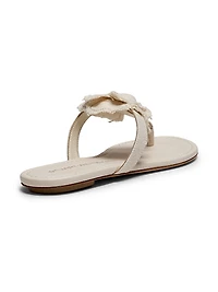 Rio Denim T-Strap Sandals