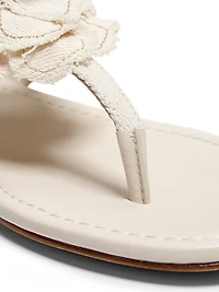 Rio Denim T-Strap Sandals