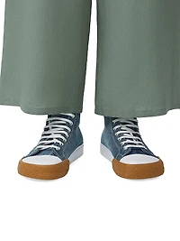 LOEWE x Paula's Ibiza Bloc Denim High Top Sneakers