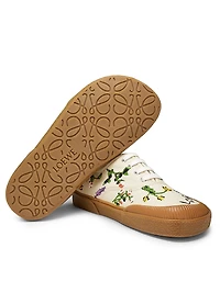 LOEWE x Paula's Ibiza Terra Vulca Floral-Embroidered Low-Top Sneakers
