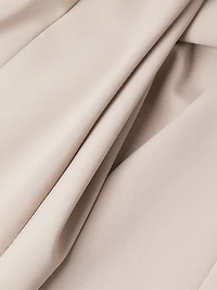 Techno Crepe Funnel Neck Dress