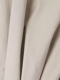 Tech Cotton Taffeta Pleat Release Dress