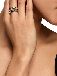 DY Mercer Three Row Ring Sterling Silver