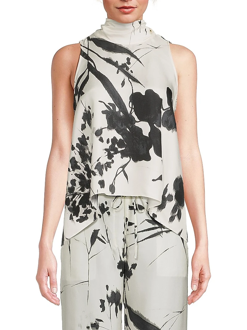 Nara Halter Scarf Top