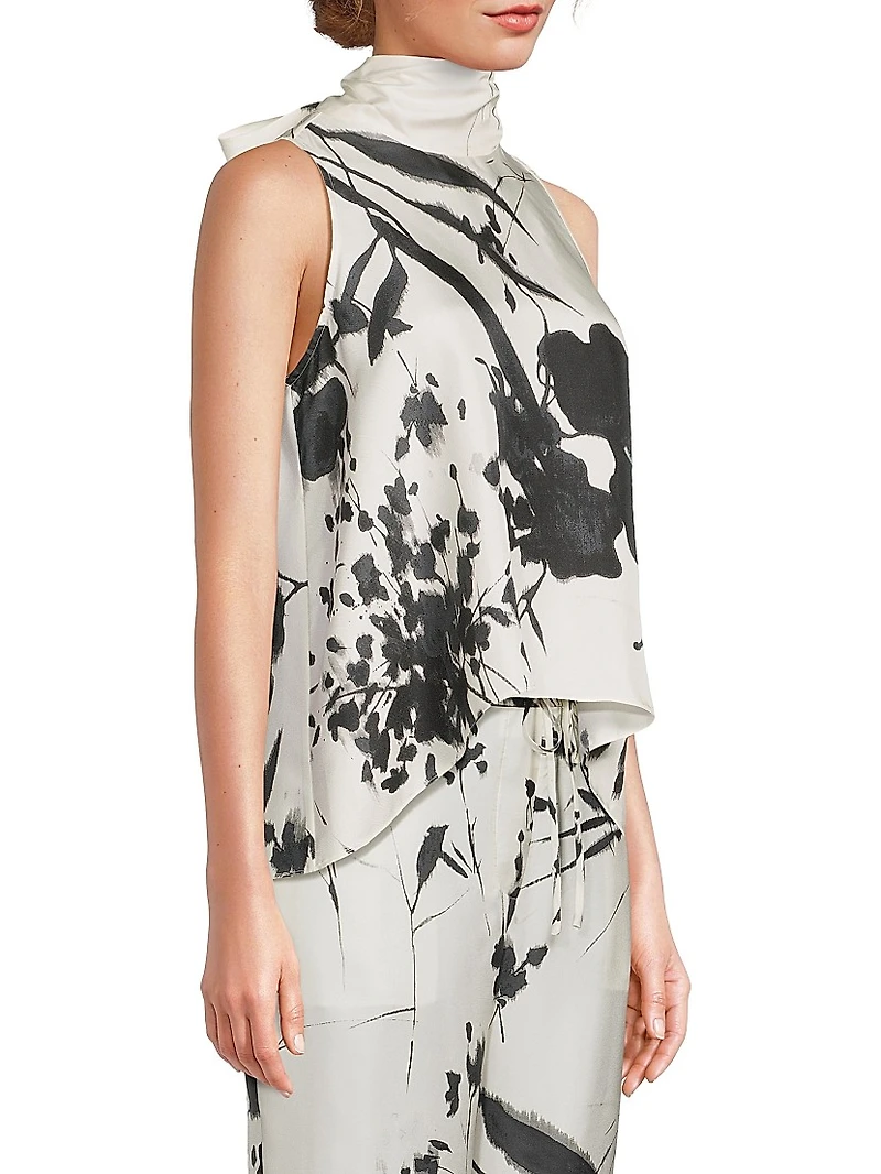Nara Halter Scarf Top
