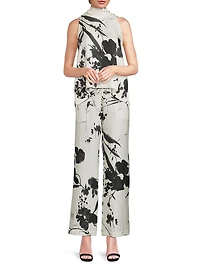 Nara Halter Scarf Top