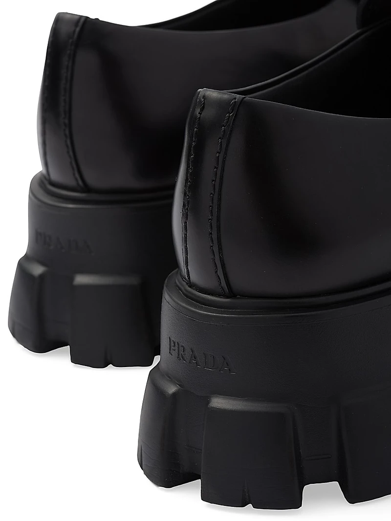 Men's Monolith Brushed Leather Loafers