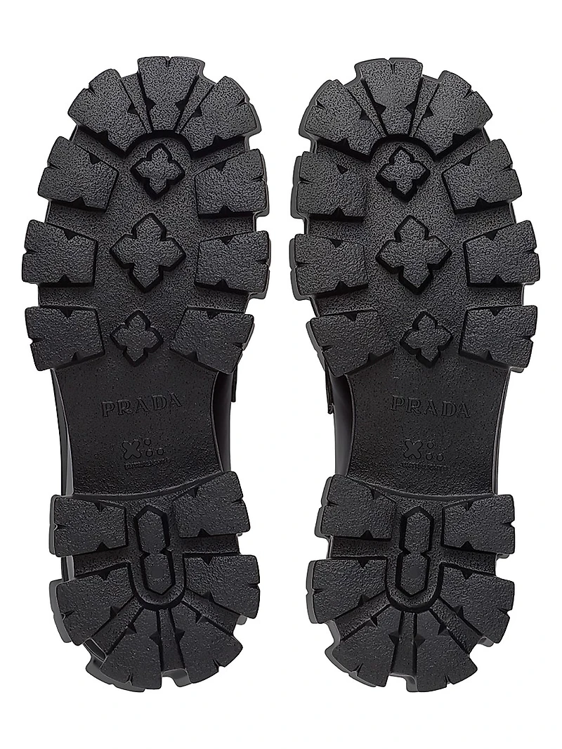 Men's Monolith Brushed Leather Loafers