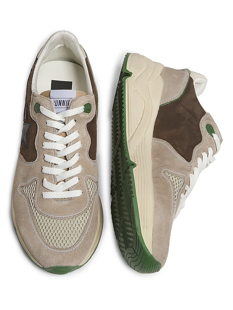 Running Suede Low-Top Sneakers