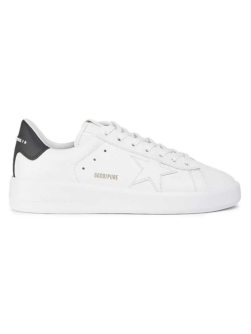 Pure Star Leather Low-Top Sneakers