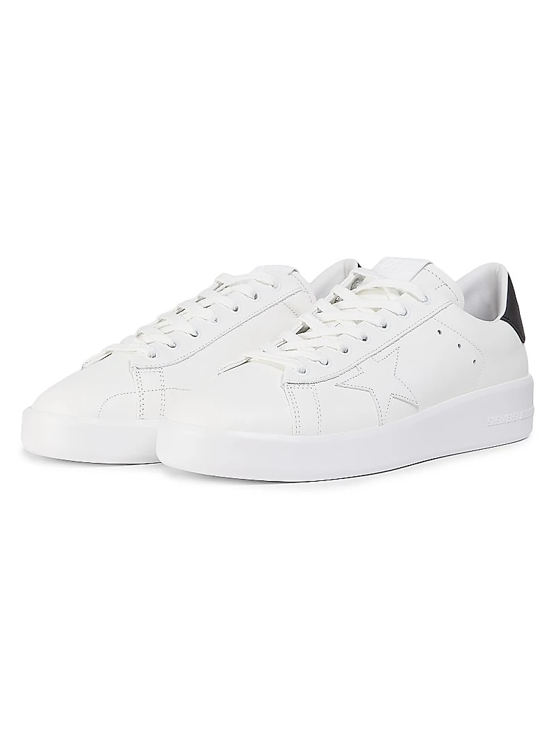Pure Star Leather Low-Top Sneakers
