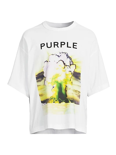 Graphic Textured Jersey T-Shirt