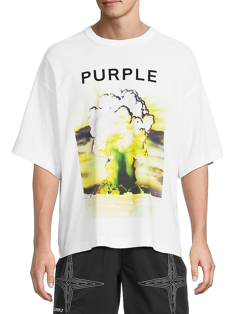 Graphic Textured Jersey T-Shirt