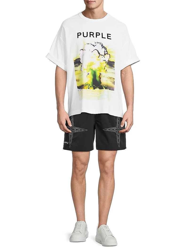 Graphic Textured Jersey T-Shirt