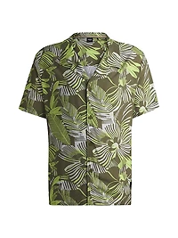 Regular-Fit Beach Shirt with All-Over Print
