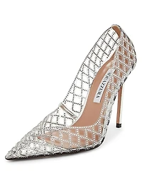 Lumiere 105MM Rhinestone-Embellished Pumps