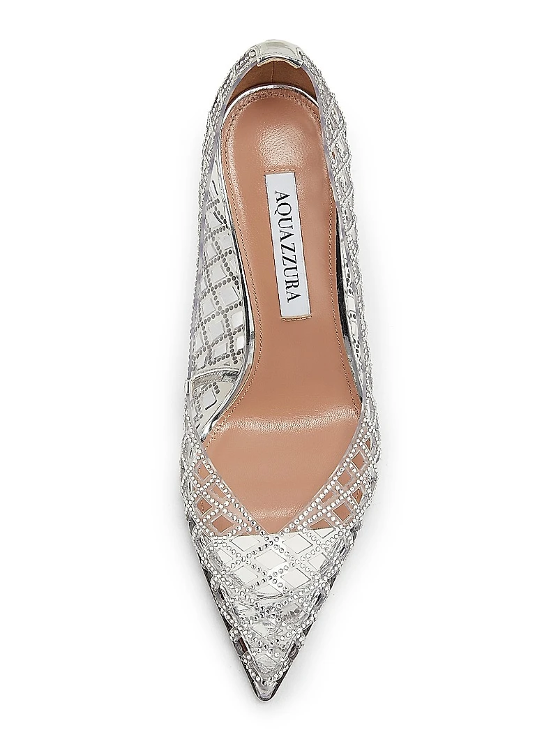 Lumiere 105MM Rhinestone-Embellished Pumps