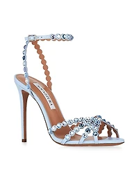 Tequila 105MM Crystal-Embellished Leather Sandals