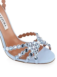 Tequila 105MM Crystal-Embellished Leather Sandals