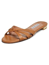 Tati Leather Slide Sandals