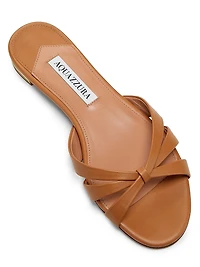 Tati Leather Slide Sandals