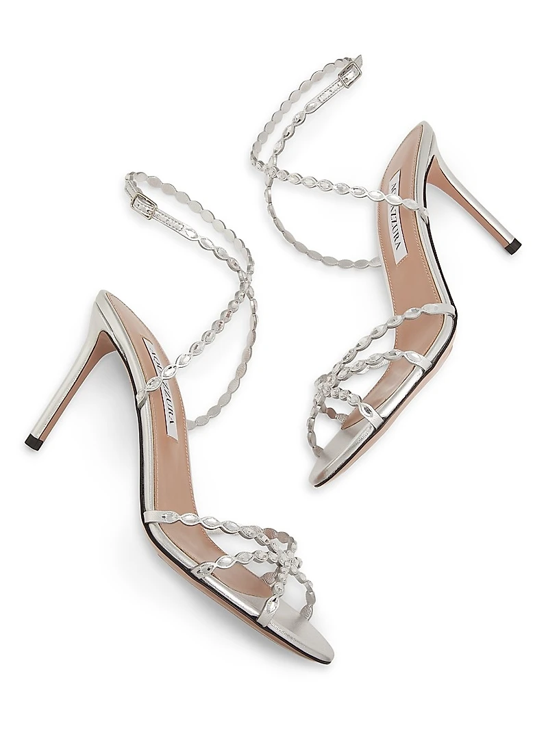 Love Struck 85MM Embellished Leather Sandals