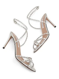 Love Struck 85MM Embellished Leather Sandals