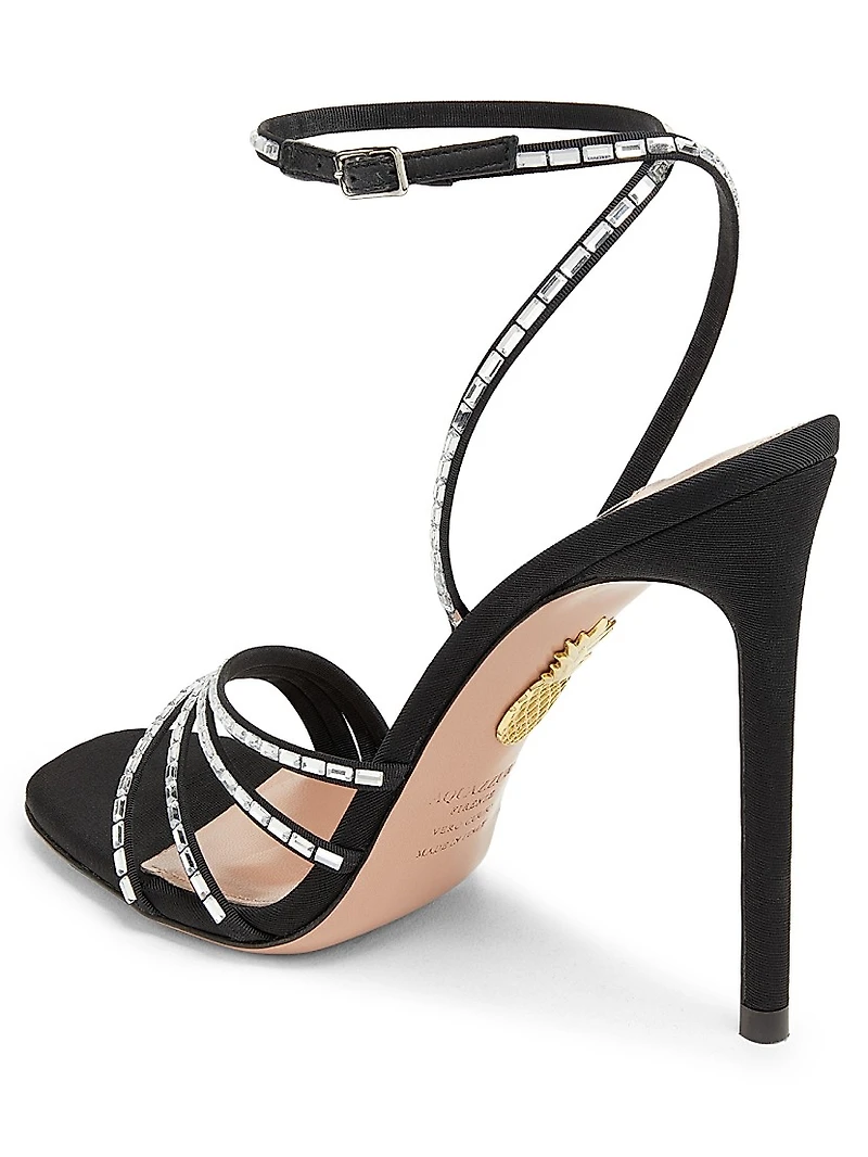 Mistica 105MM Crystal-Embellished Sandals