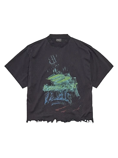 DIY Imprint Cropped T-Shirt