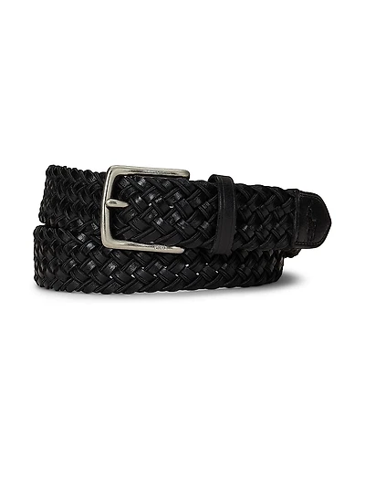 Braided Leather Belt
