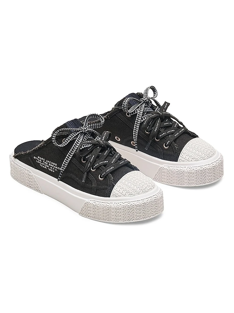 The Sneaker Canvas Mules