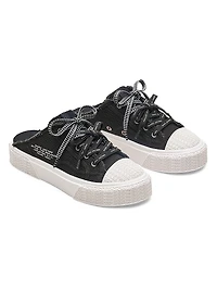 The Sneaker Canvas Mules